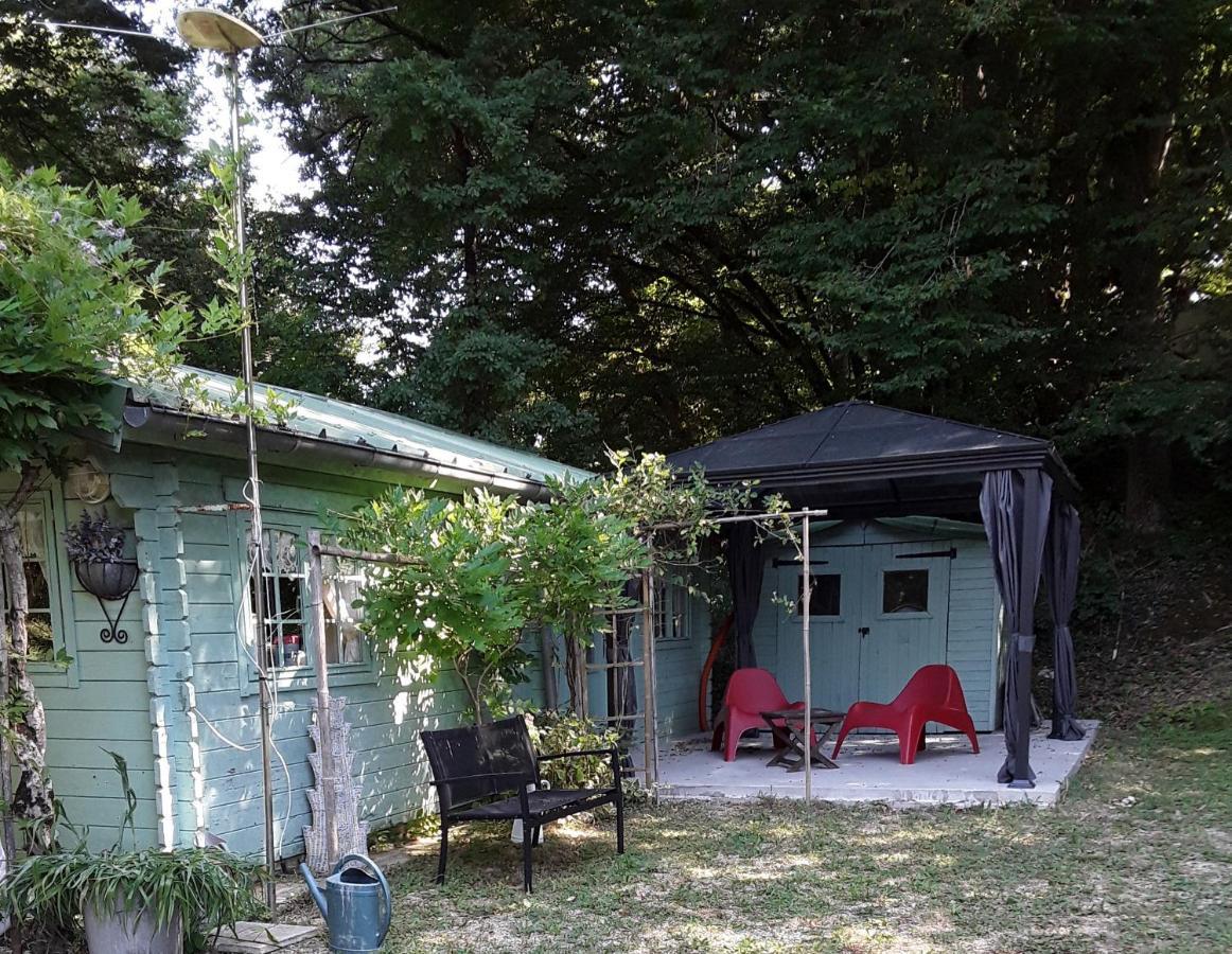 Le Chalet De La Grenouille Verte Tursac Exterior foto